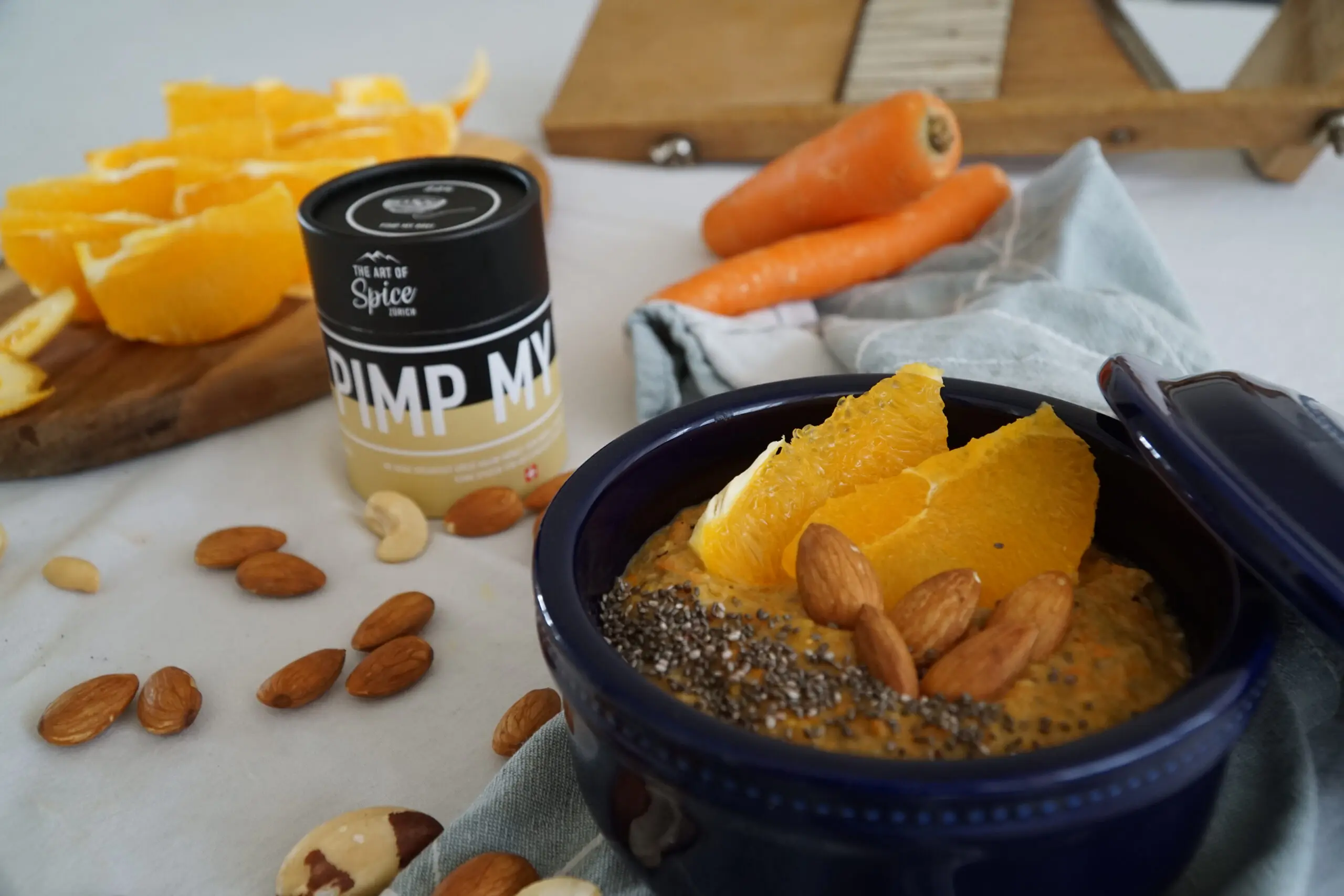 The-Art-of-Spice Karotten Porridge Angerichtet