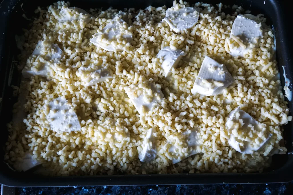 Vegetarische Gemüselasagne mit Linsenbolognese
